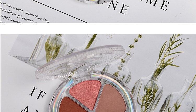 广州彩妆眼影代加工厂-珠光闪粉哑光南瓜色眼影盘